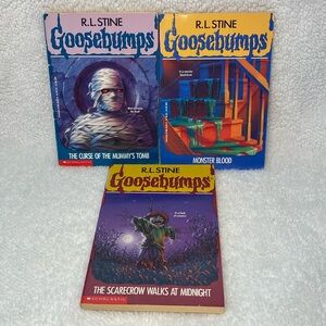 Lot of 3 Goosebumps Books - Nos. 3, 5  & 20 by R.L. Stine